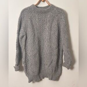 Authentic Vintage Greek Fisherman Sweater Handknit Wool